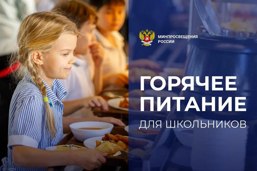 Информационные плакаты по горячему питанию от Минпросвещения